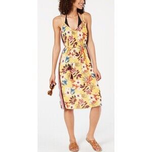 Miken Juniors Tie Waist Dress Swimsuit Cover-Up XL Desert Tropical